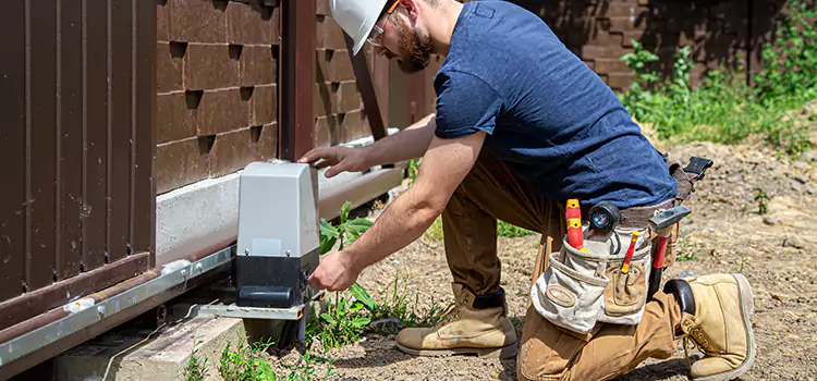 Electric Driveway Gate Installation Green