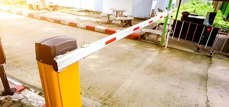 Automatic Parking Gate Installation Green
