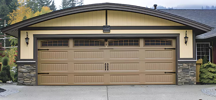 Residential Vinyl Roll Up Doors Green