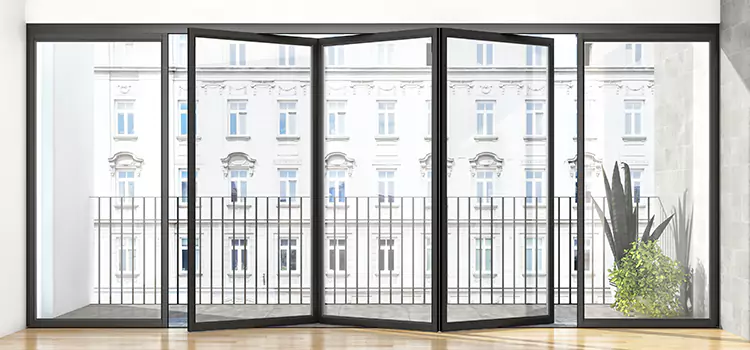 Premium Material Balcony Doors Green